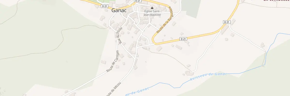Plan du 2 Rte de Micou à Ganac