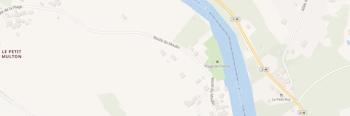 Plan du 13 Rte du Moulin à Ceaulmont