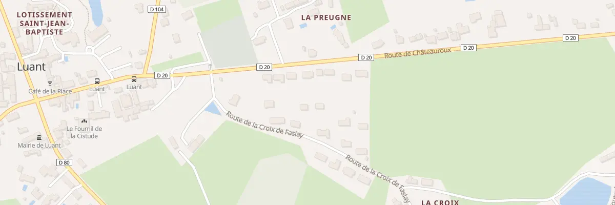 Plan du 5204 Rte de la Croix Faslay à Luant