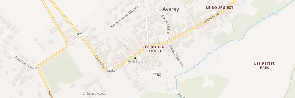 Plan du 61 Gr Grande Rue à Avaray