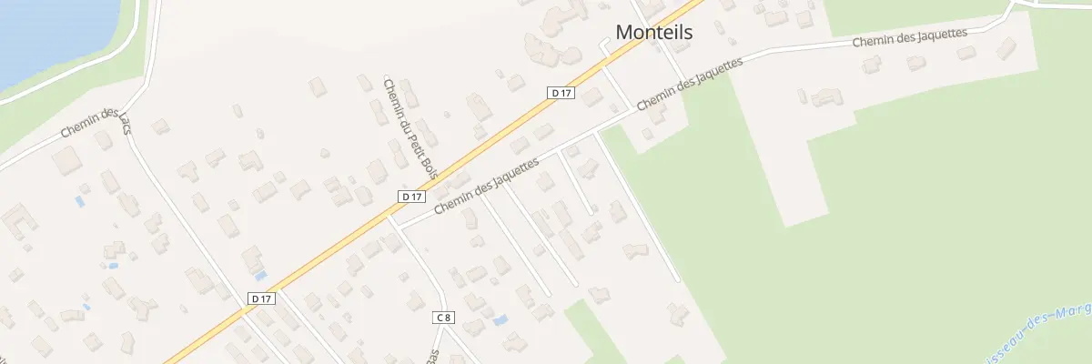 Plan du 160 Che des Jaquettes à Monteils
