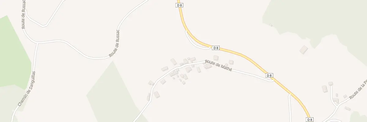 Plan du 250 Rte De Mathé à Turenne