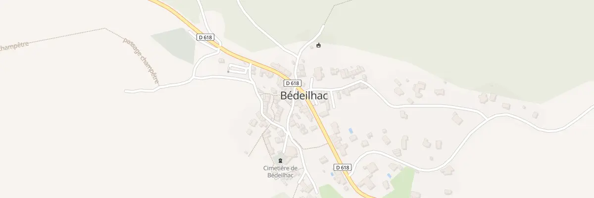 Plan du 104 Bedeilhac Village à Bédeilhac-et-Aynat