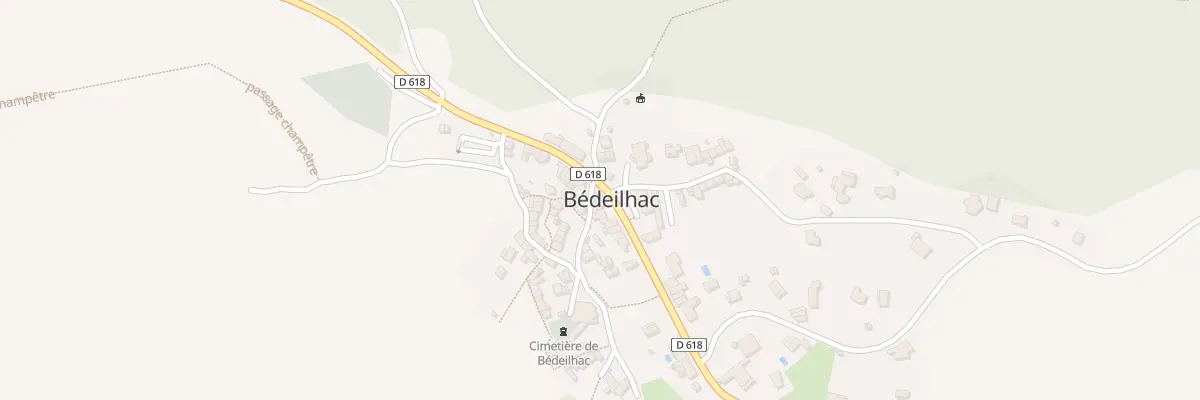 Plan du 105 Bedeilhac Village à Bédeilhac-et-Aynat