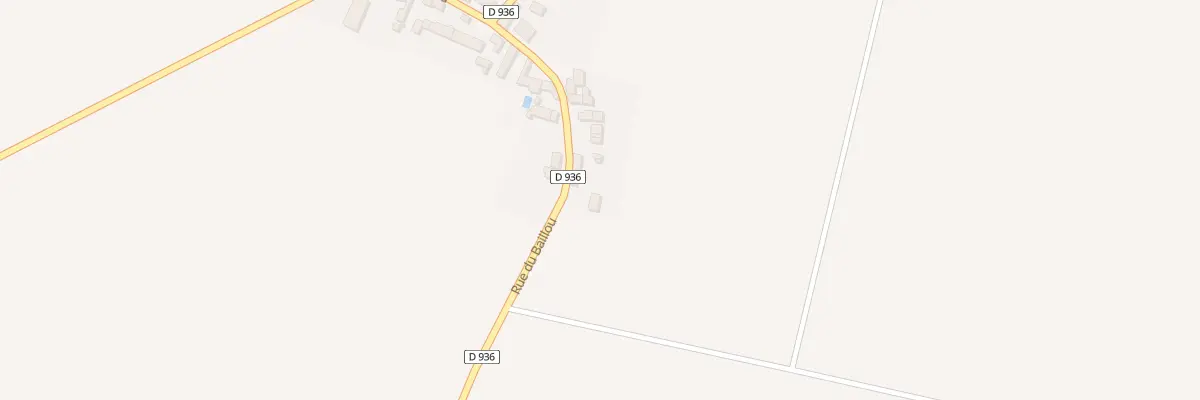 Plan du 2 Rue du Baillou à Villamblain