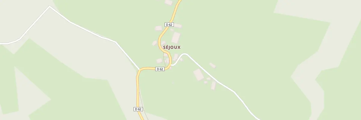Plan du 5 Séjoux à Saint-Goussaud