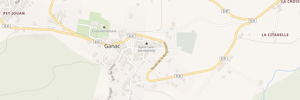Plan du 3 Rue du Roc de Batail à Ganac