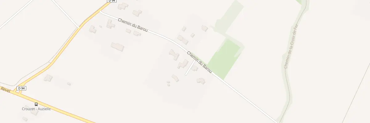 Plan du 14 Che du Barou à Auzielle