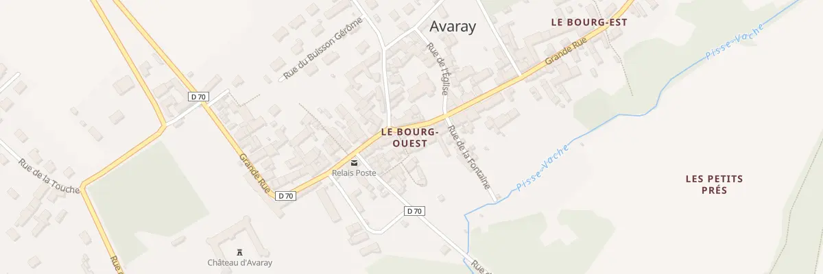 Plan du 55 Gr Grande Rue à Avaray