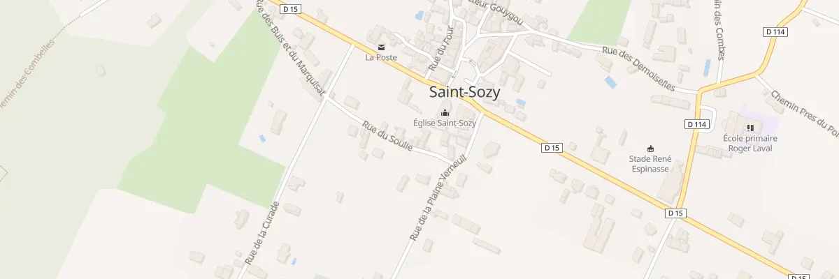 Plan du 120 Rue du Soulié à Saint-Sozy