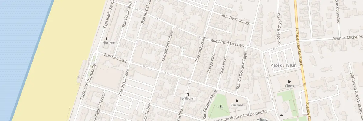 Plan du 6 Rue Traversière à Berck
