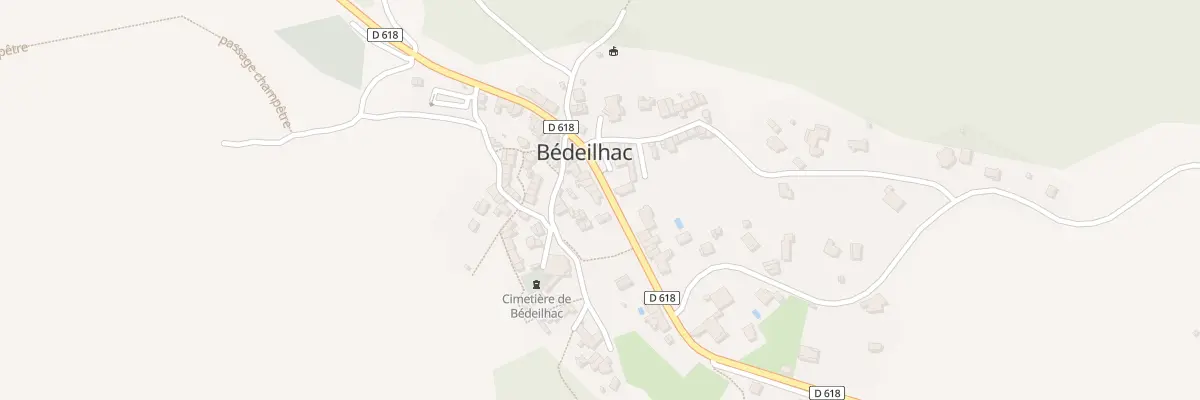 Plan du 91 Bedeilhac Village à Boussenac