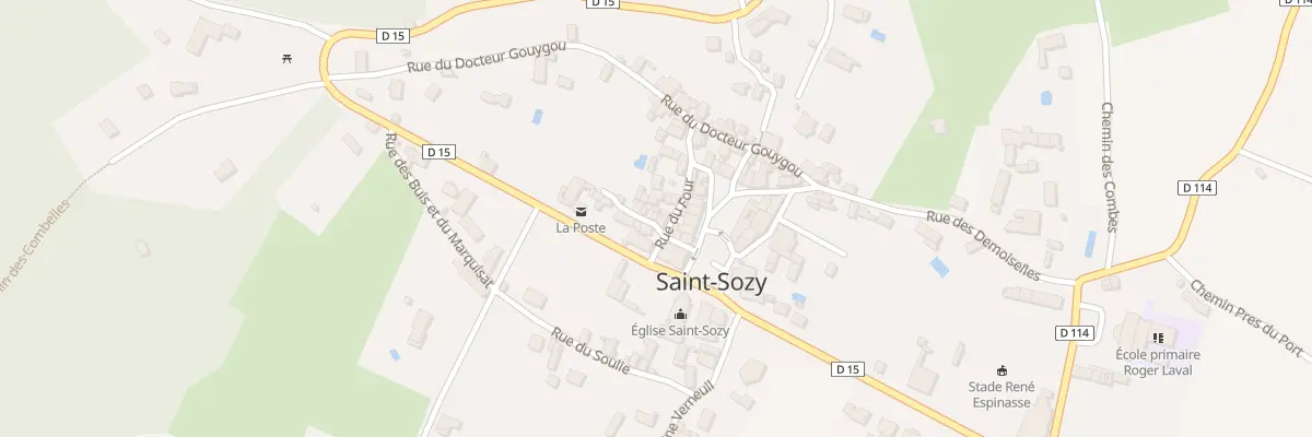 Plan du 1 Imp du Lavoir à Saint-Sozy