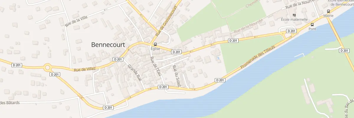 Plan du 3 Rue Gloriette à Bennecourt