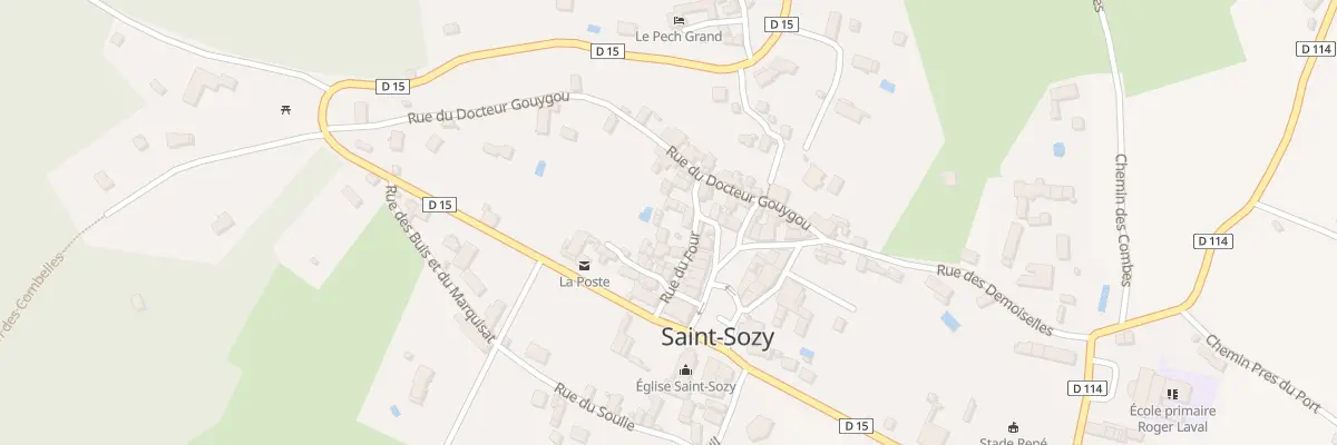 Plan du 10 Rue du Barry à Saint-Sozy