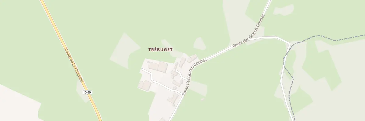 Plan du 1 Trebujet à Saint-Sébastien