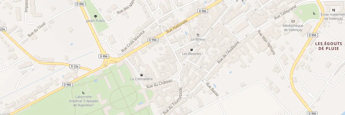 Plan du 1 Rue Saint Maurice à Valençay