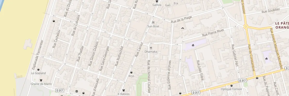 Plan du 37 Rue de l’Amiral Courbet à Berck