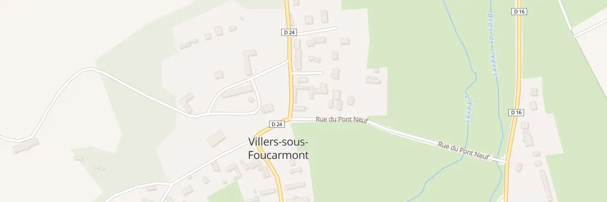 Plan du 5034 Le Bourg Nord à Villers-sous-Foucarmont
