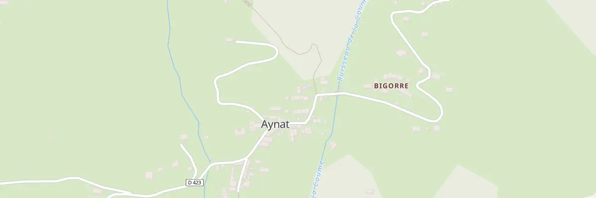 Plan du 36 Aynat à Bédeilhac-et-Aynat