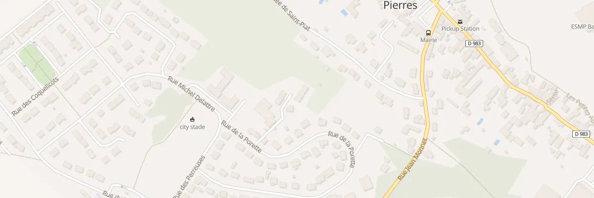 Plan du 36C Rue de la Porette à Pierres