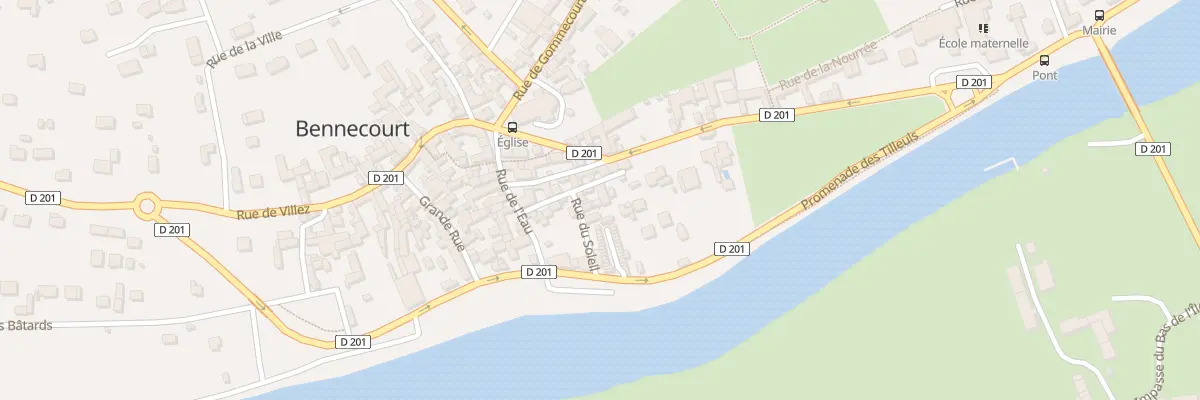 Plan du 8 Rue du Soleil à Bennecourt