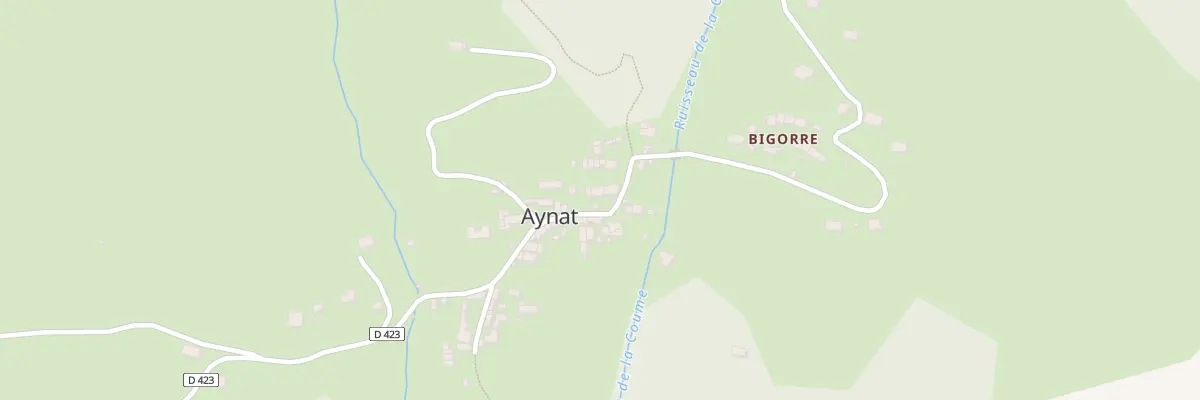 Plan du 41 Aynat à Bédeilhac-et-Aynat
