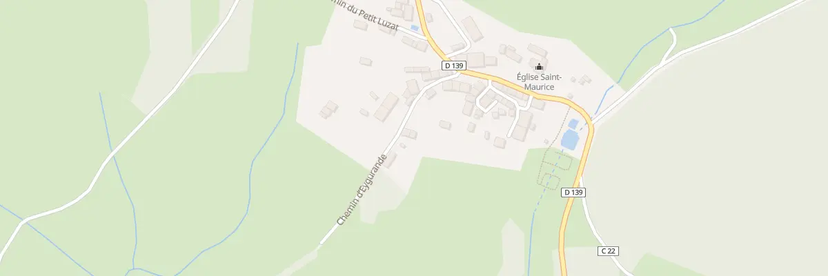 Plan du 5022 Le Bourg à Moissannes