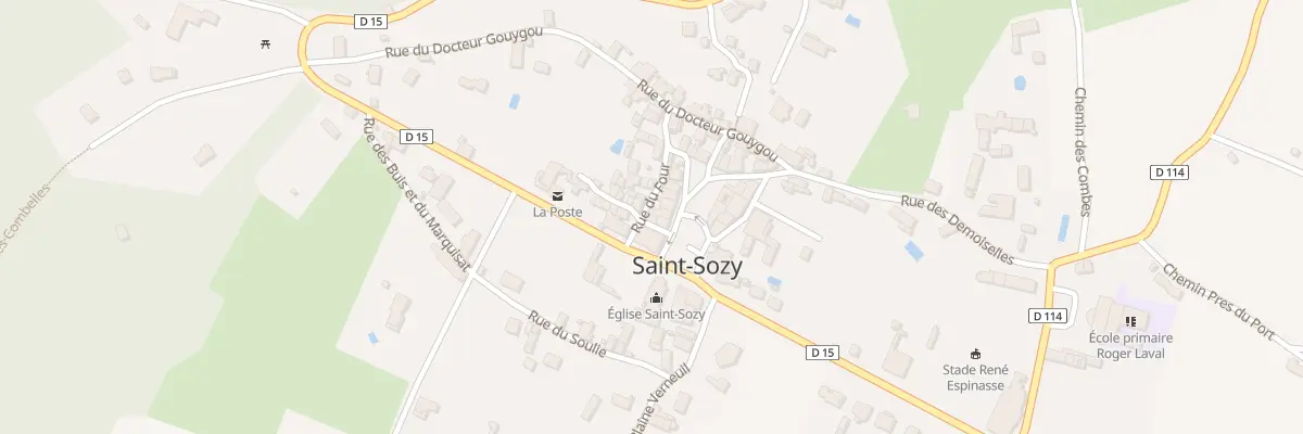 Plan du 1 Rue des Métiers à Saint-Sozy