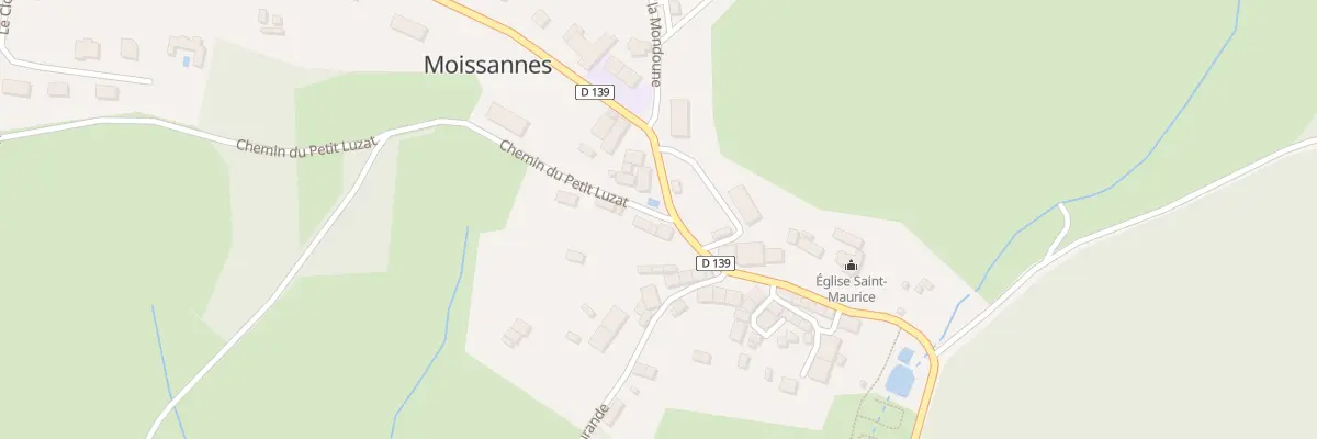 Plan du 5013 Le Bourg à Moissannes