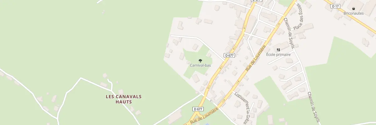 Plan du 5584F Les Canavals à Cœur de Causse