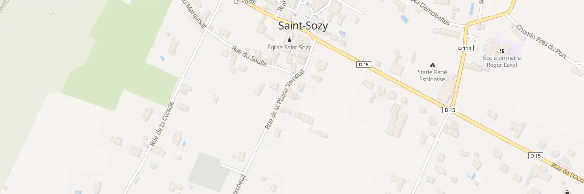 Plan du 136 Rue de la Plaine Verneuil à Saint-Sozy