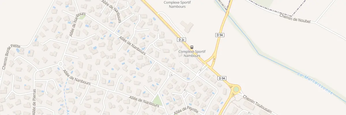 Plan du 5 All de Nanbours à Auzielle