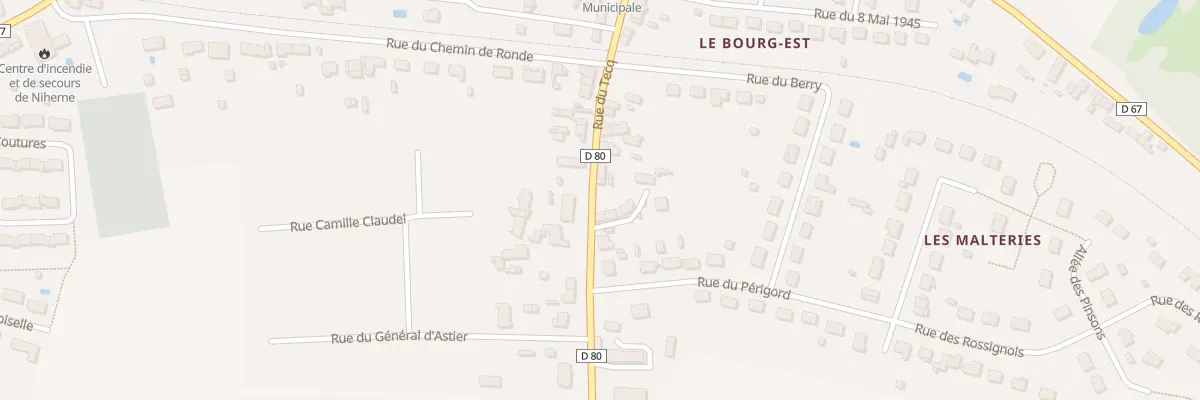 Plan du 31 Rue du Tecq à Niherne
