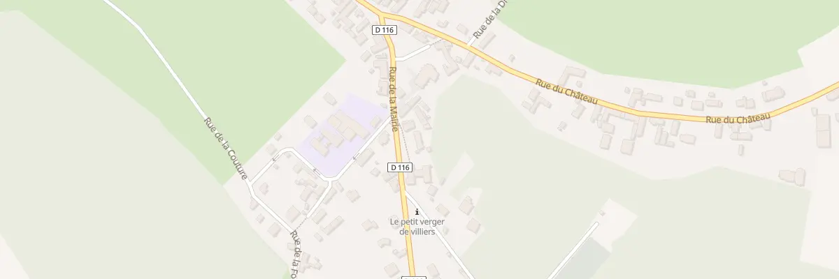 Plan du 7 Rue de la Mairie à Villiers-le-Morhier