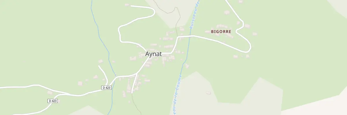 Plan du 30 Aynat à Bédeilhac-et-Aynat