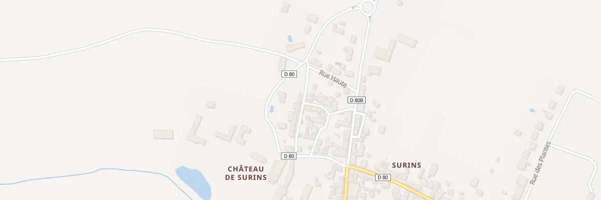 Plan du 13 Rue Petite du Château à Niherne