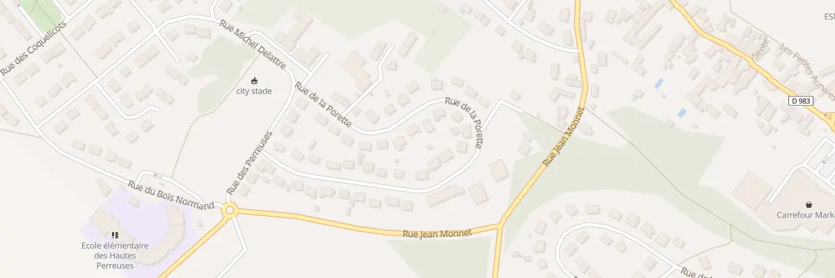 Plan du 31 Rue de la Porette à Pierres
