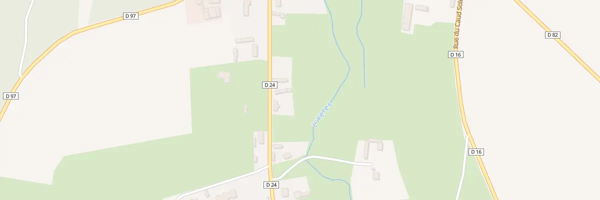 Plan du 25 Rue du Fontenil à Villers-sous-Foucarmont