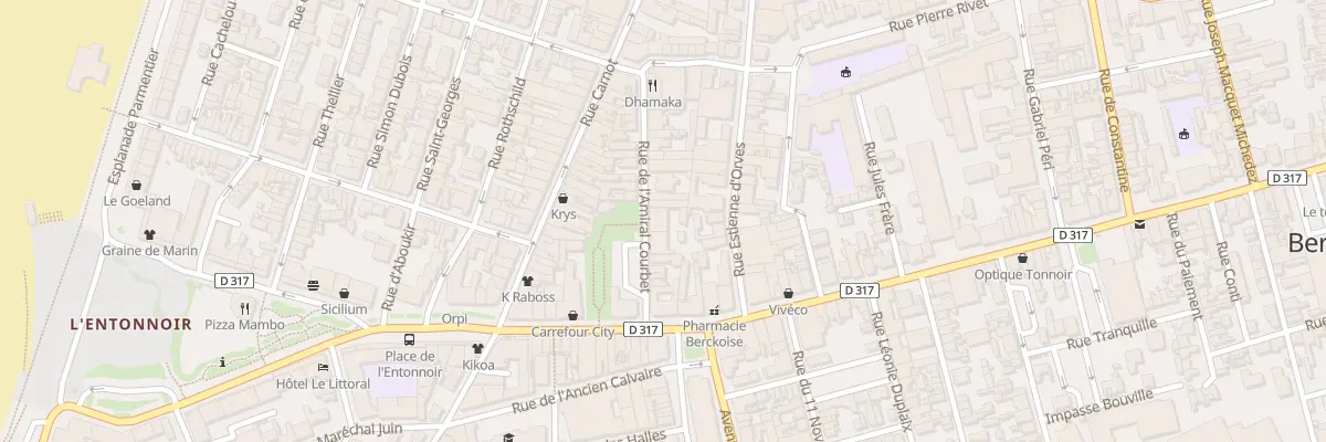 Plan du 14 Rue de l’Amiral Courbet à Berck