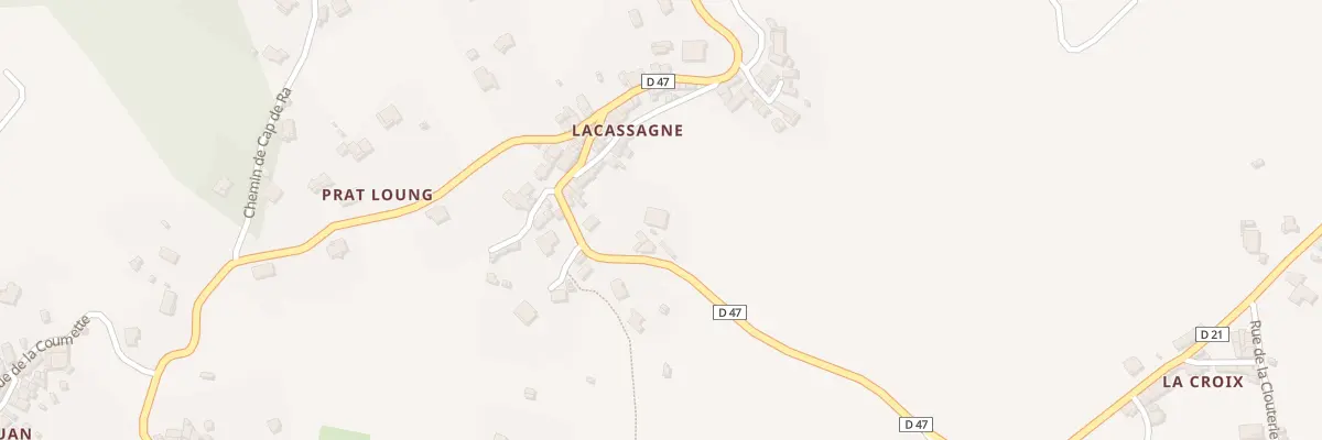 Plan du 1 Rte de Saint Pierre à Ganac
