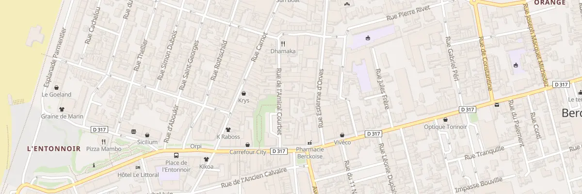 Plan du 18 Rue de l’Amiral Courbet à Berck