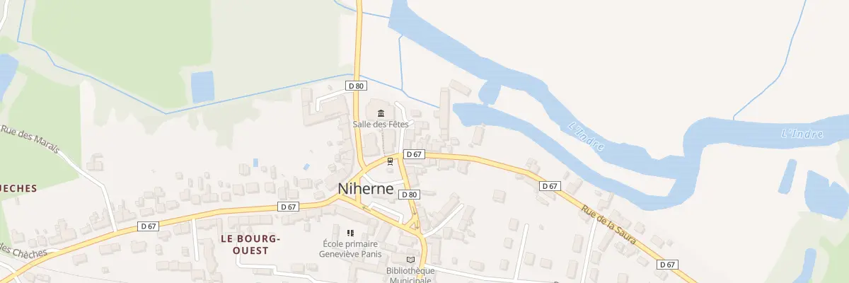 Plan du 5 Rue de la Saura à Niherne