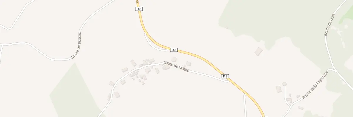 Plan du 180 Rte De Mathé à Turenne