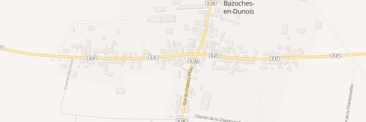 Plan du 3 Rue de Varize à Bazoches-en-Dunois