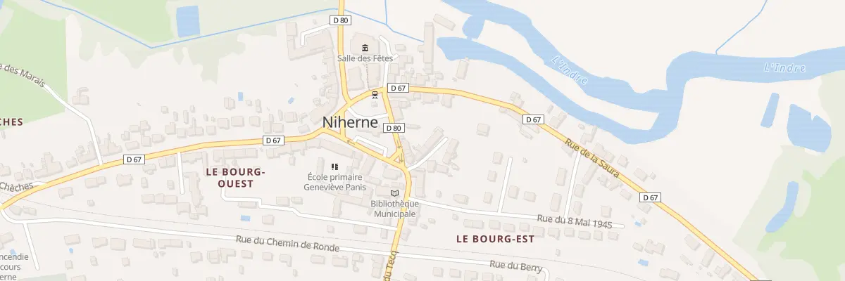 Plan du 3 Imp de l’Eglise à Niherne