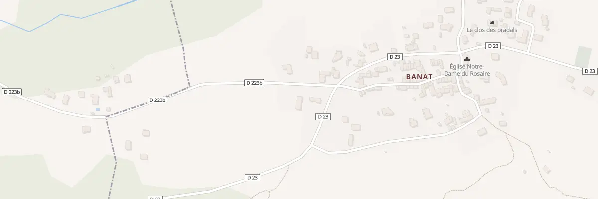 Plan du 74 Banat à Tarascon-sur-Ariège