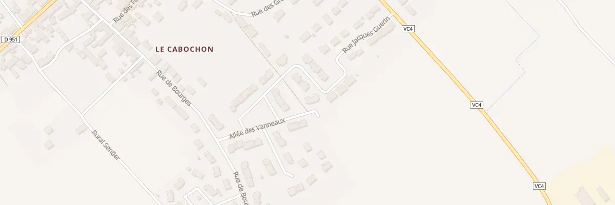 Plan du 8 All des Vanneaux à Saint-Laurent-Nouan