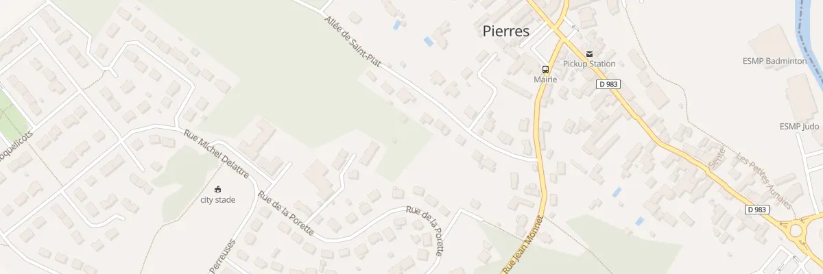 Plan du 9 All de Saint-Piat à Pierres