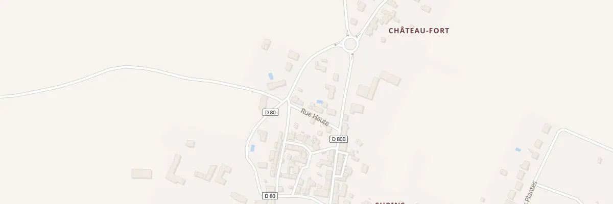 Plan du 4 Rue Haute à Niherne